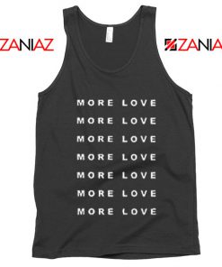 Quote Love More Slogan Tank Top