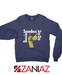 2020 Election Funny Sweatshirt Democrat Bernie Sanders Sweatshirt Navy Blue