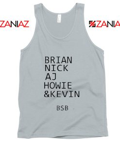 AJ Howie Kevin Backstreet Boys Tank Top BSB Members Size S-3XL SIlver