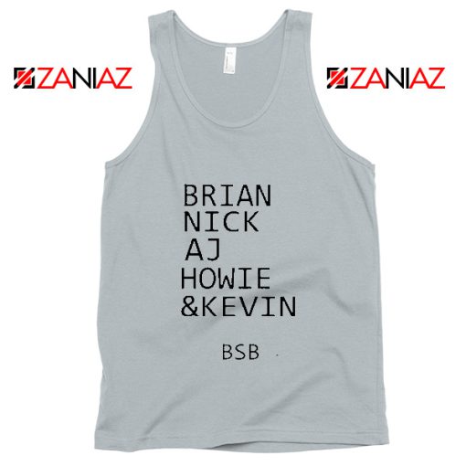 AJ Howie Kevin Backstreet Boys Tank Top BSB Members Size S-3XL SIlver