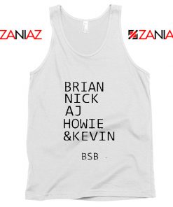 Backstreet Boys BSB Members Tank Top