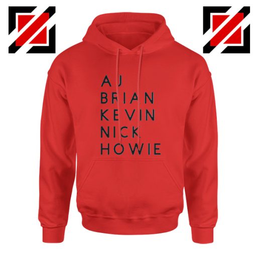 BSB Back Alright Hoodie Backstreets Band American Hoodie Red