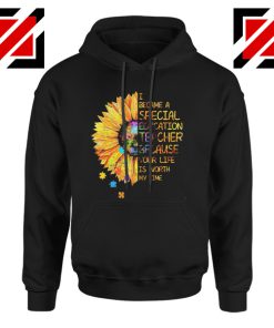 I Became A Teacher Because Your Life Is Worth My Time Hoodie