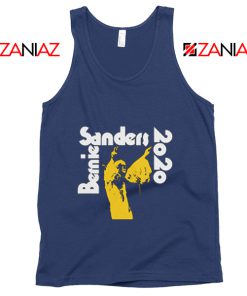 Bernie Sanders 2020 Tank Top Democrat Summer Tank Top Navy Blue