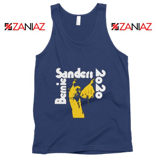 Bernie Sanders 2020 Tank Top Democrat Summer Tank Top Navy Blue