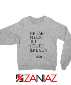 Brian Nick BSB Sport Grey Sweatshirt