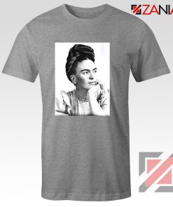 Cheap Frida Kahlo Feminist Art Shirt Women’s Clothing Unisex Grey