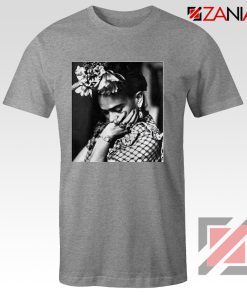 Cheap Frida Kahlo Woman Shirt Feminist T-shirt Unisex Adult Grey