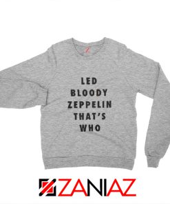 Rock Band Musician Sport Grey Sweatshirt