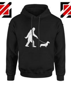 Funnny Dachshund Bigfoot Hoodie