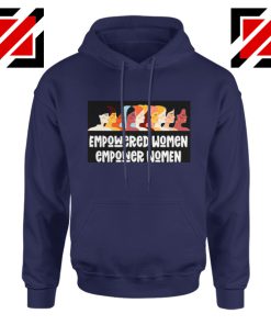 Empower Women Hoodie Girl Power Best Hoodie Size S-2XL Navy