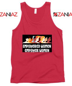 Feminist Tank Top Empowered Women Tank Top Size S-3XL Red