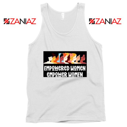 Feminist Tank Top Empowered Women Tank Top Size S-3XL White