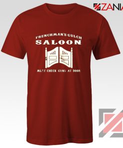 Frenchman's Gulch Saloon Shirt Buster Scruggs Film Size S-3XL Red