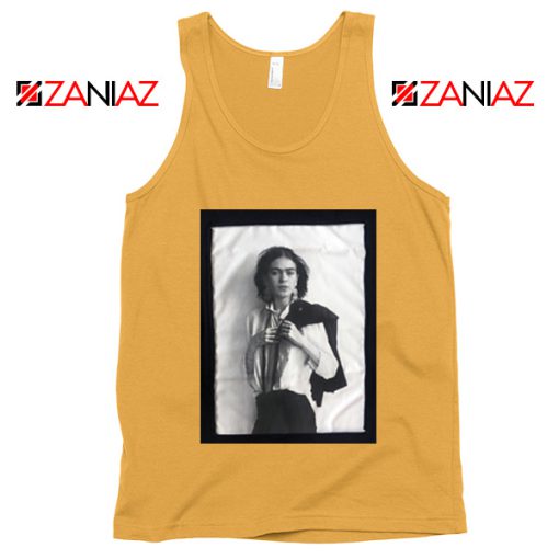 Frida Kahlo Tank Top Women's Mexican Painter Size S-3XL Sunshine