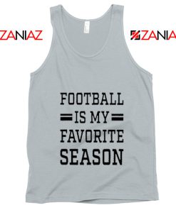 Game Day Tank Top Cute Football Tank Top Summer Gifts for Him Sport Grey