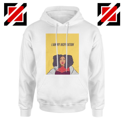 I Am My Inspiration Hoodie Lizzo American Rapper Best Hoodie White