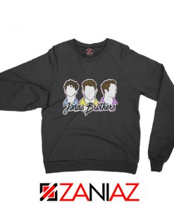 Jobros Sweatshirt Funny Friends Concert Sweater Jonas Brothers Black