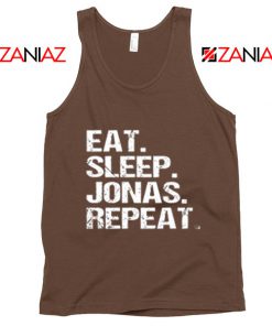 Eat Sleep Jonas Repeat Quote Tank Top