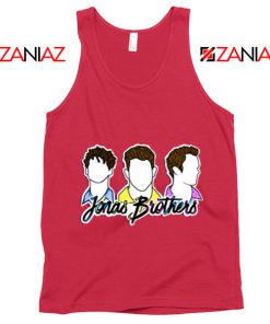 Jonas Brothers Tank Top Music Band Birthday Gifts Tank Top Coral