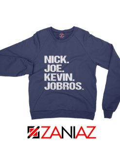 Jonas Lovers Sweatshirt Nick Joe Kevin Jobros Gifts Sweater Navy Blue