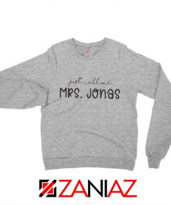 Just Call Me Sweatshirt Jonas Brothers Cheap Sweatshirt Gift Sport Grey