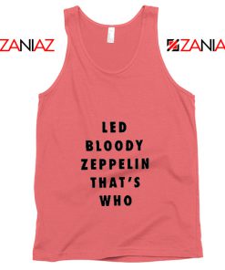 Led Zeppelin Red Tank Top