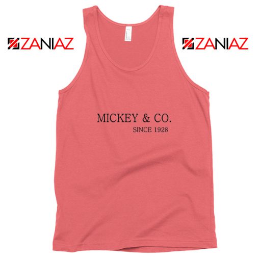 Mickey And Co Since 1928 Tank Top Walt Disney Tank Top Size S-3XL Coral