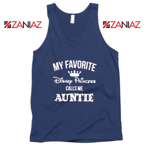 My favourite Disney Princess Calls Me Auntie Disney Tank Top Navy