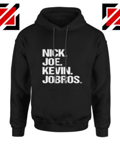 Nick Joe Kevin Jonas Jobros Hoodie Concert Jonas Brothers Hoodie Black