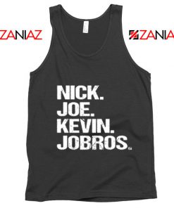 Nick Joe Kevin Tank Top Jobros Happiness Begins Concert Tank Top Black