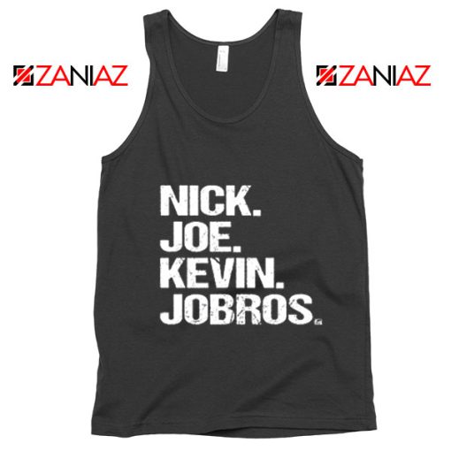 Nick Joe Kevin Tank Top Jobros Happiness Begins Concert Tank Top Black