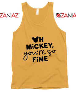 Oh Mickey You So Fine Tank Top Disney Vacation Tank Top Sunshine