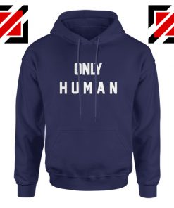 Only Human Hoodie Cute Jonas Christmas Hoodie Gift for Her Navy