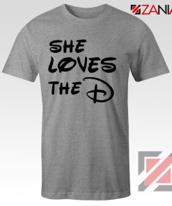 She Loves The D T Shirt Funny Men's Women's Gift Tees With Sayings Sport Grey