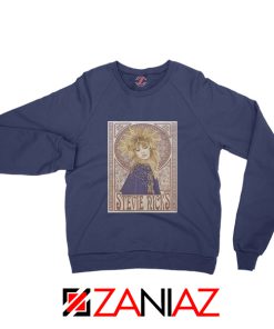 Stephanie Lynn Nicks Sweatshirt American Singer Sweatshirt Navy