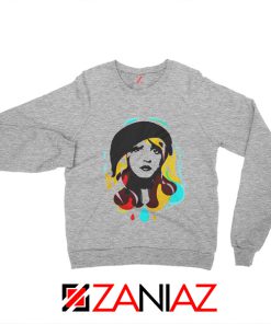 Stevie Nicks Woman Sweatshirt Musician Sweatshirt Size S-2XL Grey