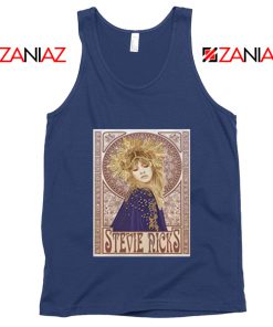 Stevie Nicks Woman Navy Blue Tank Top