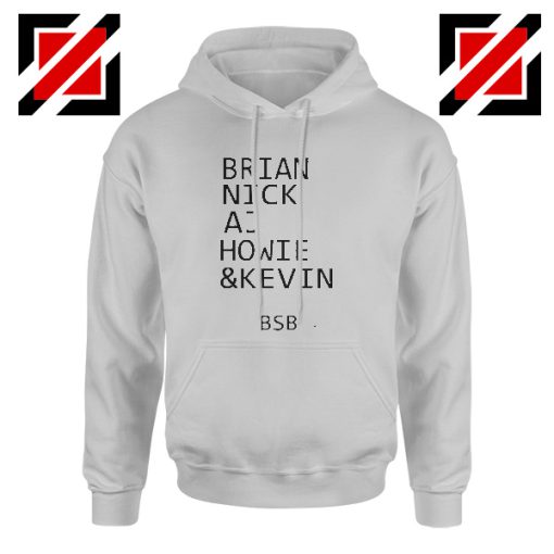 The Backstreet Boys Members Hoodie Brian Nick AJ Howie Kevin Grey