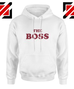 The Boss Hoodie Fathers and Son Best Clothing Size S-2XL White