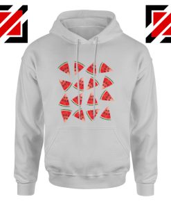 Watermelon Hoodie Funny Fruit Hoodie Christmas Gift Unisex Adult Sport Grey