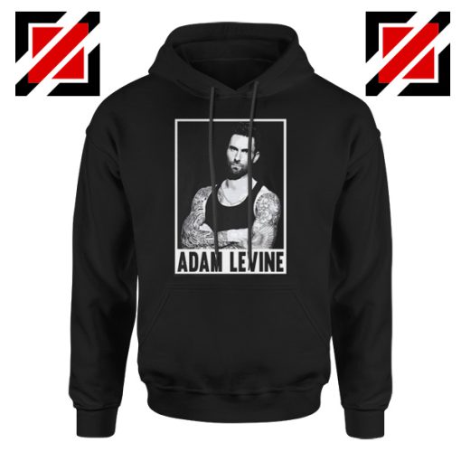 Adam Levine Maroon 5 Hoodie American Pop Rock Band Hoodie Black