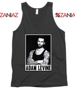 Adam Levine Maroon 5 Tank Top American Pop Rock Band Tank Top Black