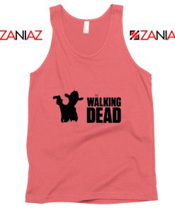 American Horror TV Series Tank Top The Walking Dead Tank Top Coral