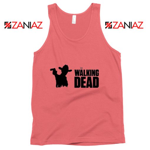 American Horror TV Series Tank Top The Walking Dead Tank Top Coral