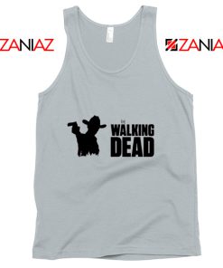 American Horror TV Series Tank Top The Walking Dead Tank Top Silver