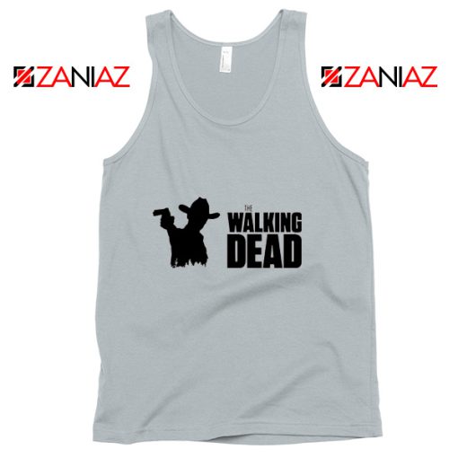 American Horror TV Series Tank Top The Walking Dead Tank Top Silver