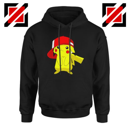 Ash's Pokemon Hoodie Pikachu Movies Best Hoodie Size S-2XL Black