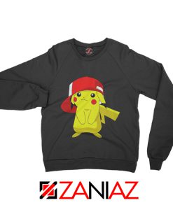 Ash's Pokemon Sweatshirt Pikachu Movies Best Sweatshirt Size S-2XL Black