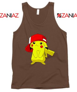 Ash's Pikachu Cute Hat Tank Top